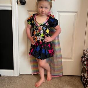 Lisa Frank inspired custom outfit of Choice. 12/2 
We are original owner.